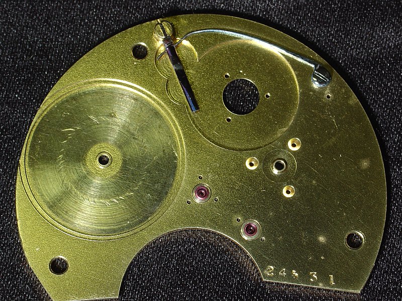 Werk Zifferblattseite